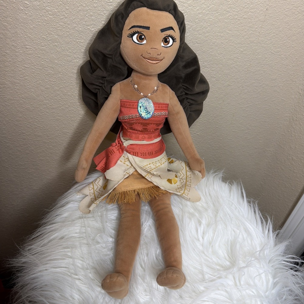 Disney Store Moana Plush Doll 20" Authentic Original Princess Movie Toy